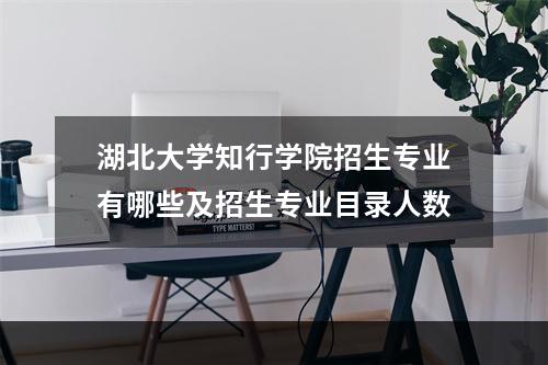 湖北大学知行学院招生专业有哪些及招生专业目录人数