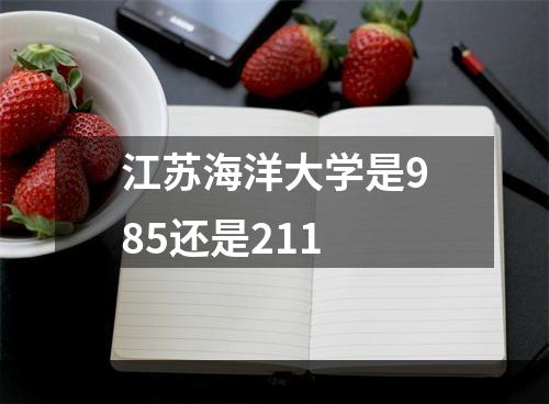 江苏海洋大学是985还是211