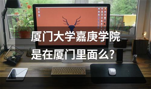 厦门大学嘉庚学院是在厦门里面么?