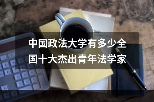 中国政法大学有多少全国十大杰出青年法学家