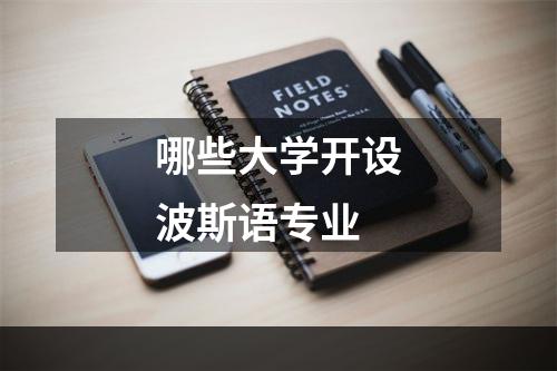 哪些大学开设波斯语专业