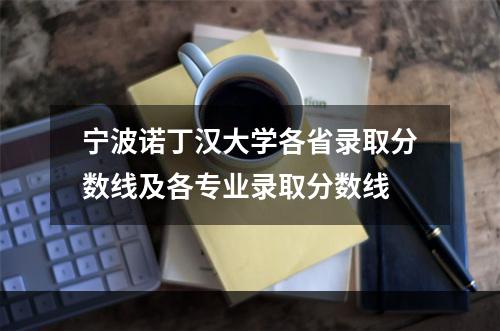 宁波诺丁汉大学各省录取分数线及各专业录取分数线