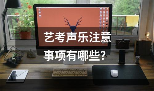 艺考声乐注意事项有哪些?