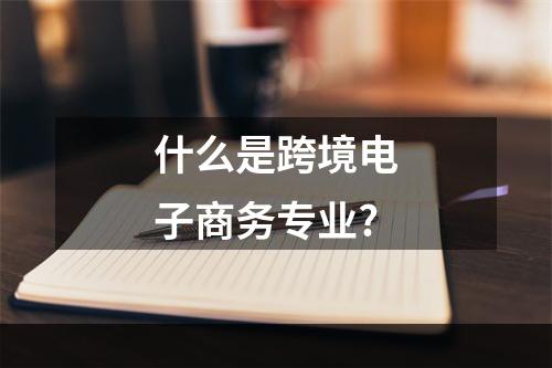 什么是跨境电子商务专业?