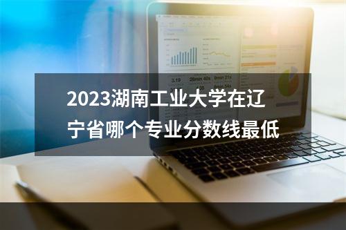 2023湖南工业大学在辽宁省哪个专业分数线最低
