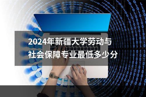 2024年新疆大学劳动与社会保障专业最低多少分