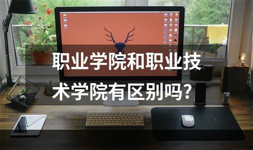 职业学院和职业技术学院有区别吗?