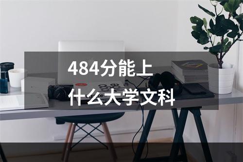 484分能上什么大学文科