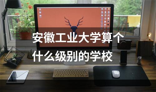 安徽工业大学算个什么级别的学校
