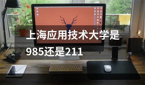 上海应用技术大学是985还是211